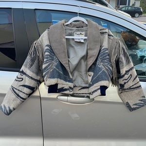 Vintage pioneer wear bomber